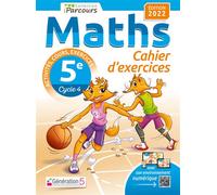 Cahier d'exercices iParcours maths 5e avec cours (édition 2022)