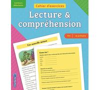 Cahier d'exercices lecture & compréhension (CE1 -2e primaire) (bleu-violet)