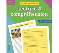 Cahier d'exercices lecture & compréhension (CE2 -3e primaire) (vert-bleu)