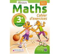 Cahier d'exercices Maths 3e Cycle 4 iParcours - Nathan - Edition 2022