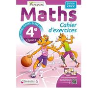 Cahier d'exercices Maths 4e Cycle 4 iParcours - Nathan - Edition 2022