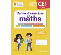 Cahier d'exercices maths CE1 Une collection conçue par Lutin Bazar - Morgane Céard - Magnard - broché - Scolaire / Universitaire