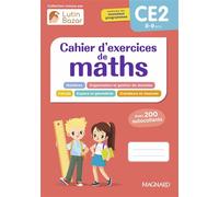 Cahier d'exercices maths CE2 Une collection conçue par Lutin Bazar - Morgane Céard - Magnard - broché - Scolaire / Universitaire