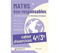 Karine Vernier – Maths éco-responsables 4e/3e : Cahier d'exercices – Broché
