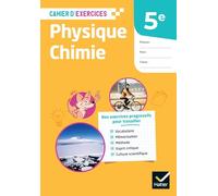 Cahier d'exercices – Physique-chimie 5e – Cahier élève – Ed. 2026 – Hatier
