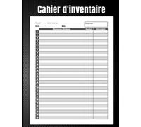 Cahier d'Inventaire: Suivi de stock - 108 pages - format 21.59 x 27.94 cm