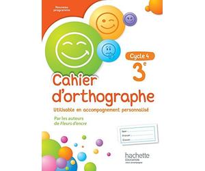 Cahier d'orthographe 3e cycle 4 by Chantal Bertagna (2016-08-16)