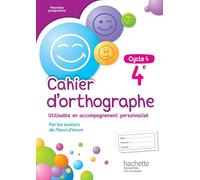 Cahier d'orthographe cycle 4 / 4e - éd. 2016