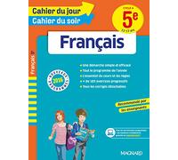 Cahier du jour/Cahier du soir Français 5e - Nouveau programme 2016