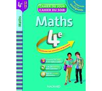 Cahier du Jour / Cahier du Soir - Maths 4e
