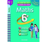 Cahier du Jour / Cahier du Soir - Maths 6e