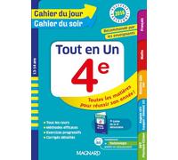 Cahier du jour/Cahier du soir Tout en Un 4e - Nouveau programme 2016