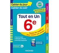 Cahier du jour/Cahier du soir Tout en Un 6e - Nouveau programme 2016