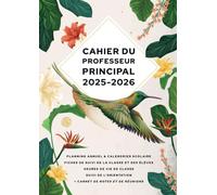 Cahier du professeur principal 2025/2026: Carnet A4 pour le suivi de la t des élèves