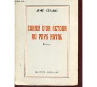 CAHIER D'UN RETOUR AU PAYS NATAL - POEME / 2e EDITION.