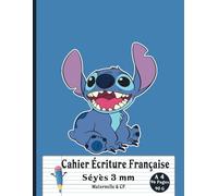 Cahier Écriture Française Séyès 3mm │ Maternelle & CP: Cahier Vierge Pour S’entraîner à L'écriture Cursive │ Réglure 3mm Adaptée Aux Enfants DYS │ Format A5 (17x22 cm) 96 Pages 90g. Garçons.