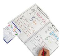 Cahier éducatif de traçage avec activités de coloriage et pages pour le développement des compétences, l'écriture manuscrite, pratique de l'écriture