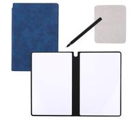 Cahier Effaçable a5, 24 x 16,5 cm Cahier Effaçable Réutilisable Cahier Effaçable Cahier Tableau Blanc Pour Les Affaires Maison Bureau (Bleu Profond)