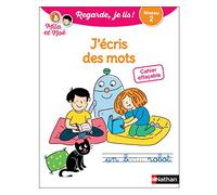 Cahier effaçable J'écris des mots - Niveau 2 avec Mila et Noé