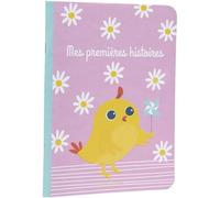 Cahier Enfant Mes Premières Histoires - A5 Format 14,8cm X 21cm - 60 Pages Grands Carreaux - Couverture Illustrée Mignonne Et Fun