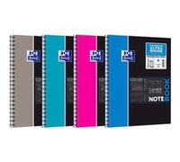 Oxford Cahier NoteBook A4+ 160 p. Grands carreaux Seyès Couverture polypro Couleur aléatoire