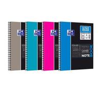 Oxford Cahier NoteBook A4+ 160 p. Grands carreaux Seyès Couverture polypro Couleur aléatoire