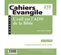 Cahier évangile 210 L'exil est l'ADN de la Bible - Collectif - Cerf - broché - Revue