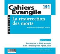Cahier Evangile n194 - La résurrection des morts - Collectif - Cerf - broché - Revue
