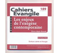 Cahier Evangile Numero 189