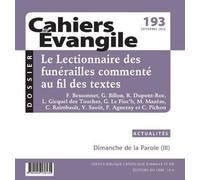 Cahier Evangile - Numero 193