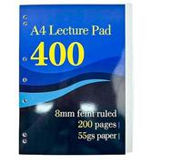 Cahier format, 200 pages, 8, Bleu, size to 1