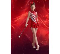 Cahier Grand Carreaux 96 pages 21x29,7 format A4: pour pasionnés de TWIRLING BATON, danse, gymnastique ou GR: élémentaire, collège, lycée