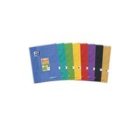OXFORD Cahier easyBookKRAFT couverture kraft reliure piqûre 96pages Seyès format 24x32cm.Coloris assorti