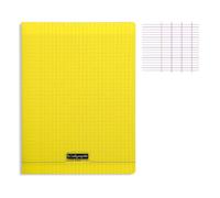 Calligraphe Cahier agrafé 18294C Jaune 24x32 cm 140 pages grands carreaux Papier 90 g