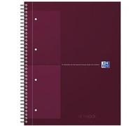 Cahier grand format Oxford International Reliure intégrale Petits Carreaux 5 mm 160 pages Modèle aléatoire Multicolore E