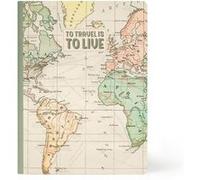 Cahier grand format XL B5 LGN Legami To travel is to live Multicolore G