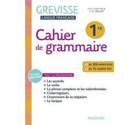 Cahier Grevisse 1re (2025) Jean-Christophe Pellat (Auteur), Jean-Christophe Pellat (Coordination éditoriale), Ariane Carrère (Auteur), Myriam Dufour (Auteur), Valentin Rietz (Auteur), Maud Varbédian (
