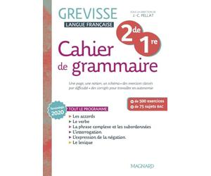Cahier Grevisse 2de / 1re (2022)