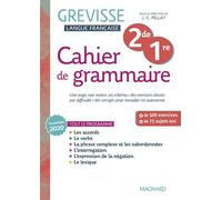 Cahier Grevisse 2de / 1re (2022) - Jean-Christophe Pellat - Magnard - broché - Scolaire / Universitaire