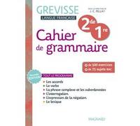 Cahier Grevisse 2de / 1re (2025)