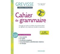 Cahier Grevisse 2de (2022) - Jean-Christophe Pellat - Magnard - broché - Scolaire / Universitaire