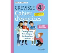 Cahier Grevisse - Français - 4e - Edition 2021