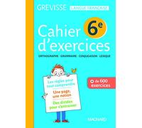 Cahier Grevisse - Français - 6e - Edition 2018