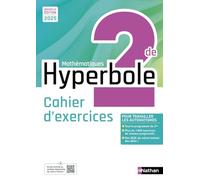 Cahier Hyperbole | Mathématiques 2de