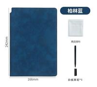 Cahier Intelligent En Cuir Réutilisable,Petit Tableau Blanc Effaçable,Stylo Lingettes - Type Dark Blue-A Set #A