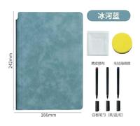 Cahier Intelligent En Cuir Réutilisable,Petit Tableau Blanc Effaçable,Stylo Lingettes - Type Light Blue-B Set #C