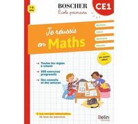 Cahier Je réussis en maths CE1 - Edition 2021 - Programme complet - Exercices progressifs - Astuces et corrigés