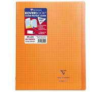 Clairefontaine 984409C - Cahier Koverbook Orange 24x32cm 48p GC Polypro