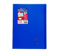 Cahier Koverbook A4 96 pages grands carreaux Bleu Marine