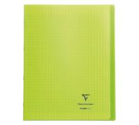 Cahier Koverbook Clairefontaine 24 x 32 cm grand carreaux 96 pages - vert